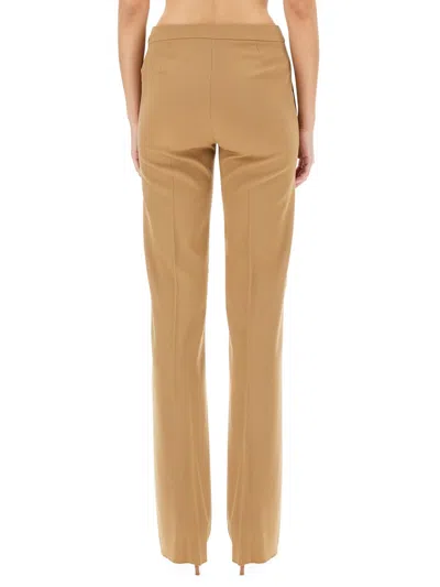 Max Mara Straight Leg Pants In Cream