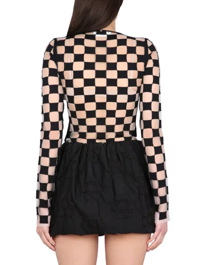 Max Mara Stretch Viscose Jersey In Black