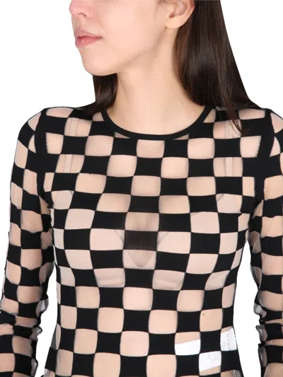 Max Mara Stretch Viscose Jersey In Black