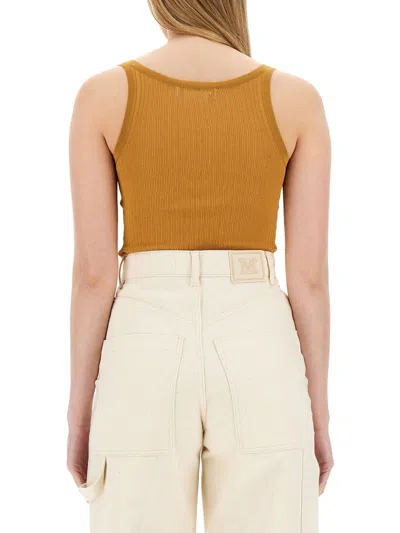Max Mara Bastia Silk Knit Tank Top In Multicolor