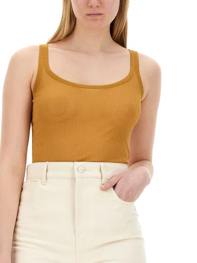 Max Mara Bastia Silk Knit Tank Top In Multicolor