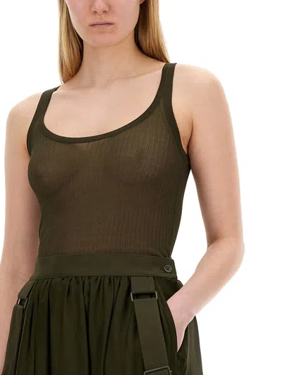 Max Mara Bastia Tank Top In Green
