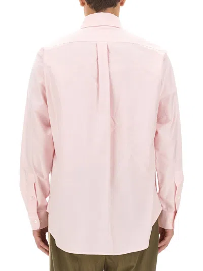 Palm Angels Sartorial Tape Pocket Shirt In Pink