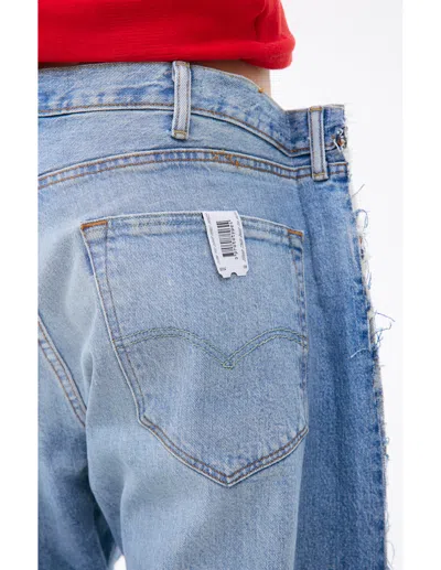 Prototypes Patchwork Jeans In Blue