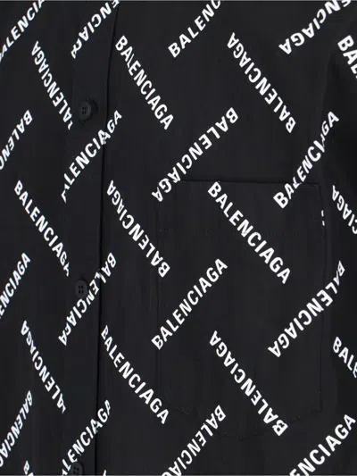 Shop Balenciaga Shirts In Black