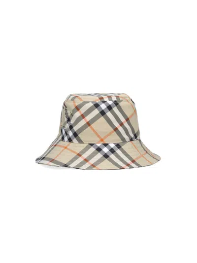 Shop Burberry Hats In Beige