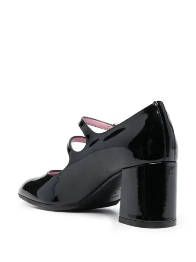 Carel Paris Logo Buckle High Heels In Black