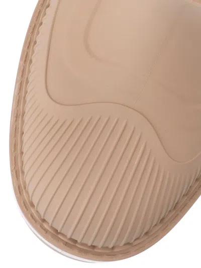 Chloé Raina Rubber Boots In Beige