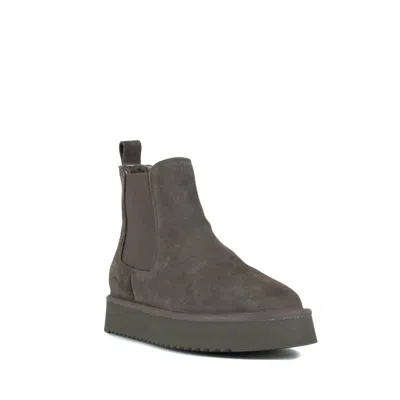 Copenhagen Grey Suede Chelsea Boot In Gray