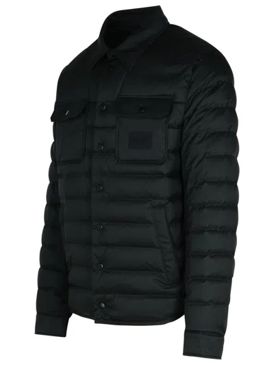 Dolce & Gabbana Black Polyester Down Jacket
