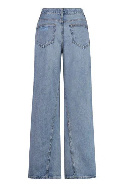 GANNI GANNI JOZEY WIDE-LEG JEANS 