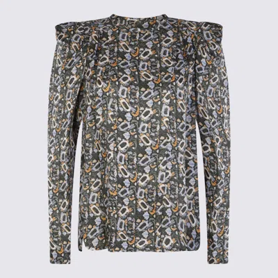 Isabel Marant Lensy Top In Viscose Blend In Black