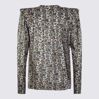Isabel Marant Lensy Top In Viscose Blend In Black