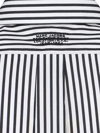 Marc Jacobs The Striped Shirt In Black