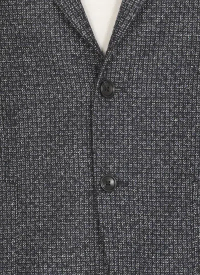 Tagliatore Wool And Cashmere Jacket In Blue