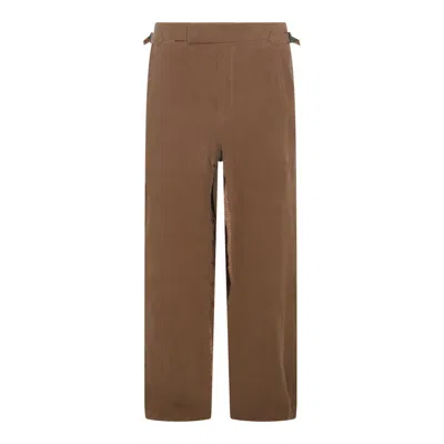 Vivienne Westwood Brown Linen Bertram Tailored Pants In Brown