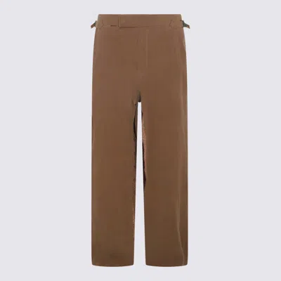 Vivienne Westwood Brown Linen Bertram Tailored Pants In Brown