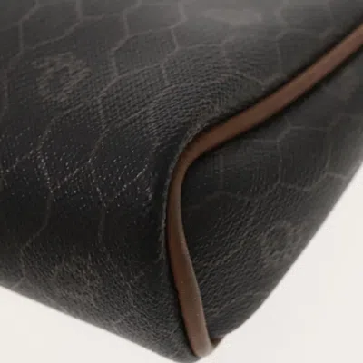 Pre-owned Dior Honeycomb Black Canvas Clutch Bag ()