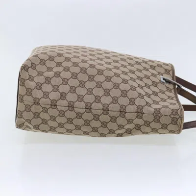 Pre-owned Gucci Beige Canvas Tote Bag ()