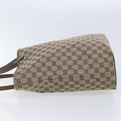 Pre-owned Gucci Beige Canvas Tote Bag ()