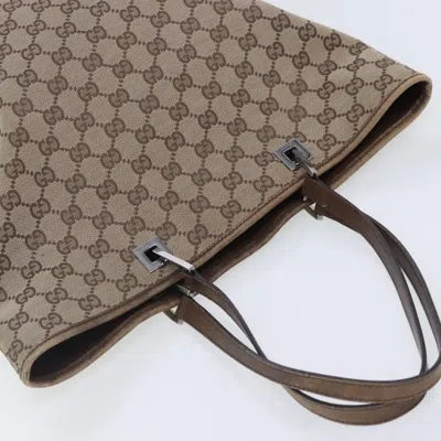 Pre-owned Gucci Beige Canvas Tote Bag ()