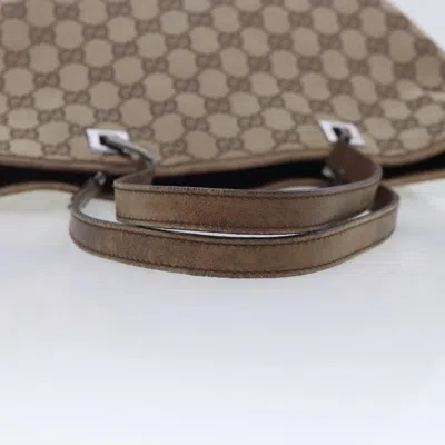 Pre-owned Gucci Beige Canvas Tote Bag ()
