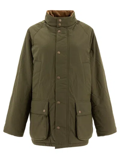 Baracuta Men's "casual Oversize Bedale" Parka In Brown
