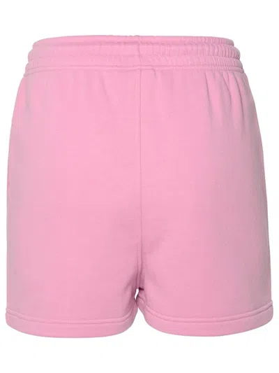 Maison Kitsuné Cotton Shorts In Pink