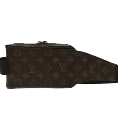 Pre-owned Louis Vuitton Geronimos Brown Canvas Shoulder Bag ()