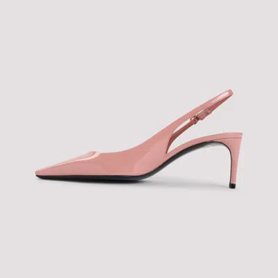 Dolce & Gabbana 70 Patent Leather Slingback Pumps In Multicolor