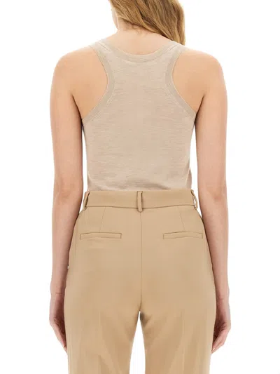 Max Mara Subscription Tank Top In Cream