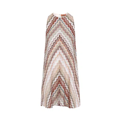 Missoni Sleeveless Dress In Multicolor