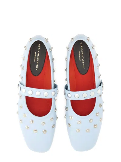 Stella Mccartney Ryder Eco Alter Mat Studded Ballerina Flats In Multicolor