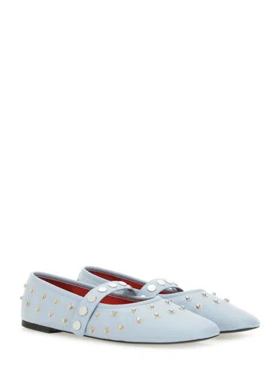 Stella Mccartney Ryder Eco Alter Mat Studded Ballerina Flats In Multicolor