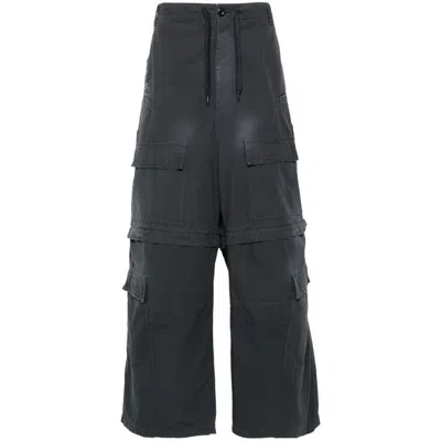 Balenciaga Detachable-legs Ripstop Cargo Trousers In Black