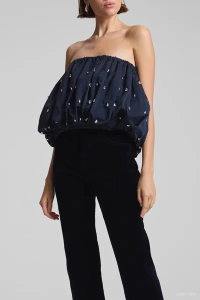 A.l.c Holly Embellished Convertible Skirt In Navy