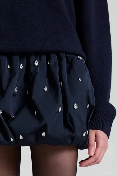 A.l.c Holly Embellished Convertible Skirt In Navy