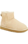 Ugg 'classic Mini Ii' Genuine Shearling Lined Boot (women) In Beige