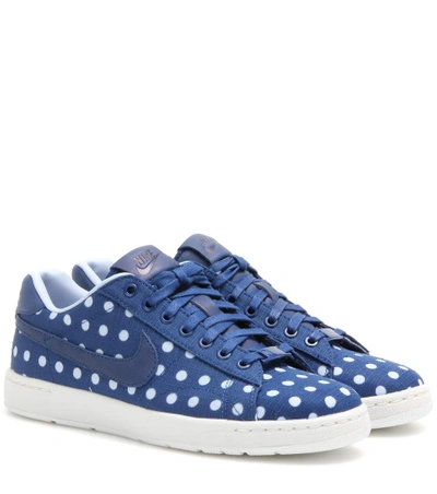 Nike Women's Tennis Classic Ultra Embossed Lace Up Sneakers In Coastal Blue
