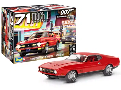 Revell Level 4 Model Kit 1971 Ford Mustang Mach 1 James Bond 007 "diamonds Are Forever" (1971) Movie 1/25 S