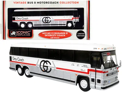 Iconic Replicas 1980 Mci Mc-9 Crusader Ii Intercity Coach Bus "toronto - Guelph" Ontario (canada) "gray Coach" "vint