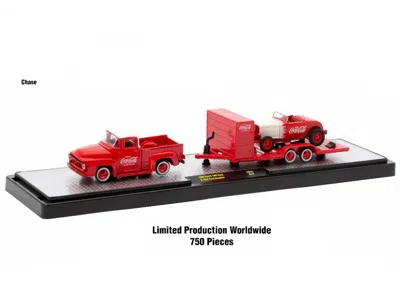 M2 Auto Haulers "coca-cola" Set Of 3 Pieces Release 31 Limited Edition To 7250 Pieces Worldwide 1/64 Di