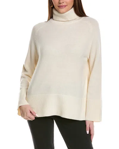 Reiss Edina Wool & Cashmere-blend Roll Sweater In Beige
