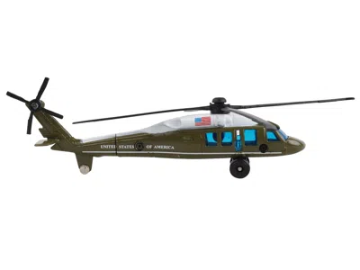 Runway24 Sikorsky Vh-60 White Hawk Helicopter Olive Drab With White Top "united States Presidential Helicopte