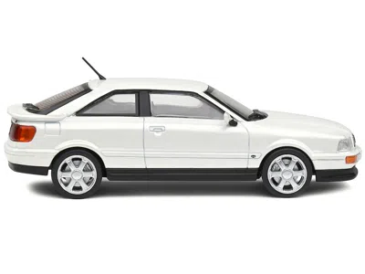 Solido 1992 Audi Coupe S2 Pearl White Metallic 1/43 Diecast Model Car By