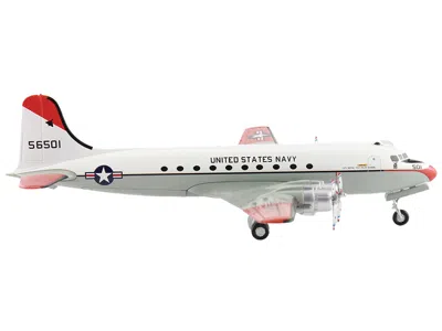 Hobby Master Douglas C-54q Skymaster Transport Aircraft "us Navy Test Pilot School" (1973) United States Navy "ai