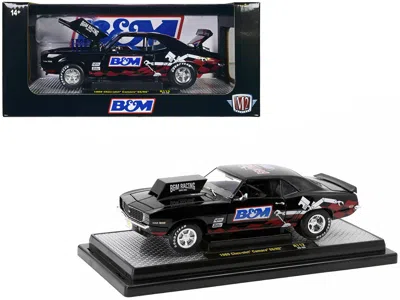 M2 1969 Chevrolet Camaro Ss/rs Black "b & M Racing" Limited Edition To 6650 Pieces Worldwide 1/24 Dieca