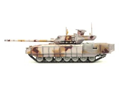 Panzerkampf Russian T14 Armata Mbt (main Battle Tank) Multi-desert Camouflage "armor Premium" Series 1/72 Diecas
