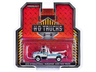 Greenlight 2019 International Durastar 4400 Tow Truck "port Authority Of New York & New Jersey Police" White Wi