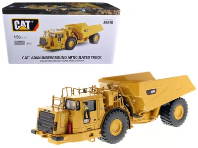 Diecast Masters Cat Caterpillar Ad60 Articulated Underground Truck With Operator "high Line Series" 1/50 Diecast Mod